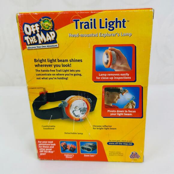 Wild Planet Off The Map Trail Light Head Mount Explorer Lamp NIB - Picture 4 of 6